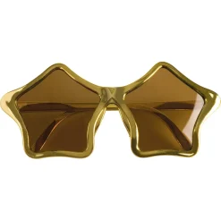 Partybrillen Star goud 2st