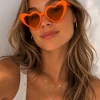 Partybril Oranje Hart