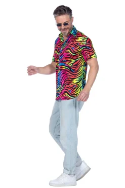 Party shirt zebra neon