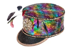 Pet Burning Man Rainbow met veren