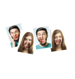 Photobooth Props Gekke Bekken 4st