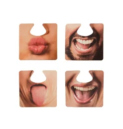 Photobooth Props Gekke Bekken 4st