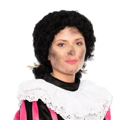 Pietenpruik met staartjes dames