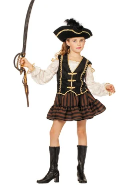 Piraten Kostuum voor meisjes deluxe