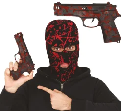 Pistool met bloed 22cm