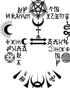 Plakbare Gezichtstattoos Gothic