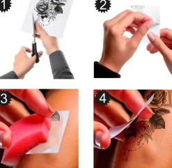 Plakbare Tattoos Rozen