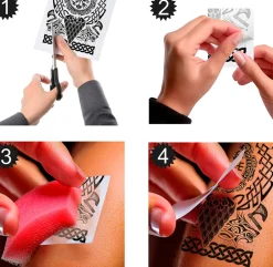 Plakbare Tattoos Viking