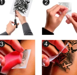 Plakbare Tattoos Zombie