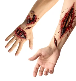 Plaktattoos open wonden