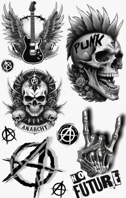 Plaktattoos Punk