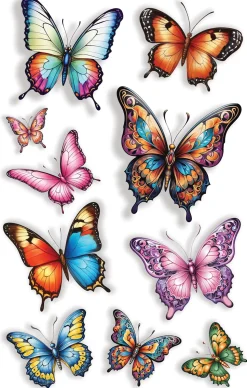 Plaktattoos Vlinders