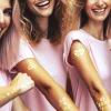Plaktattoos Bride to be goud