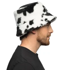Pluchen Bucket Hat Koe