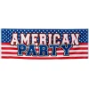 Polyester banner American Party