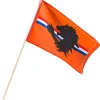 Polyester zwaaivlag Oranje Leeuw