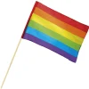 Polyester zwaaivlag Regenboog