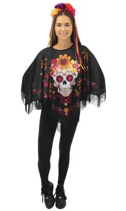 Poncho Day of the Dead
