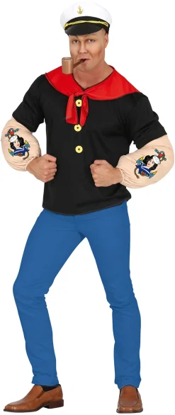Popeye kostuum voor heren
