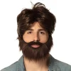 Pruik Dude met baard