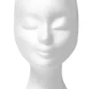 Pruikenhouder tempex wit
