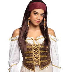 Pruik Piraat Trinity met bandana