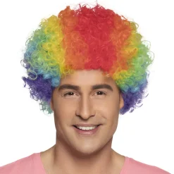 Pruik pop regenboog