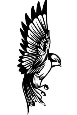 QuickTattoo glitter sjabloon