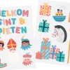 Raamstickers Welkom Sint & Pieten 13st