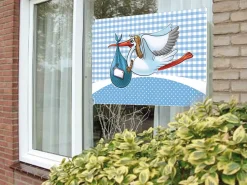 Raamvlag jongen - meisje 60x90cm