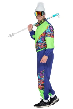Retro skipak 80's print heren