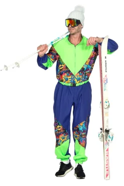 Retro skipak 80's print heren