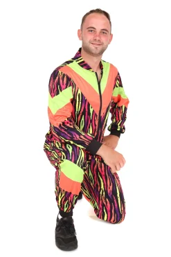 Retro trainingspak Neon party unisex