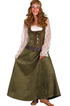 Robin Hood kostuum lang dames