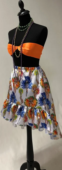 Rok Tropicana wit