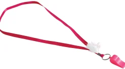 Roze fluitje aan ketting