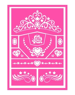 Schminksjabloon Princess