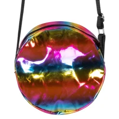 Schoudertasje holo rond