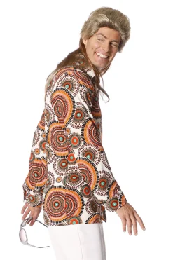 70s circles blouse heren