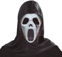 Scream masker met capuchon