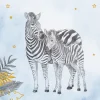 Servetten baby safari blue 20st