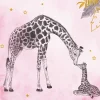 Servetten baby safari pink 20st