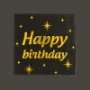 Servetten Classy Happy Birthday