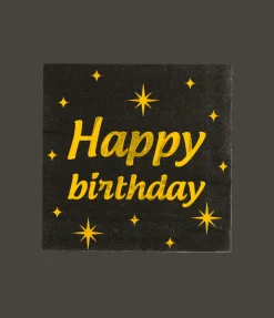 Servetten Classy Happy Birthday