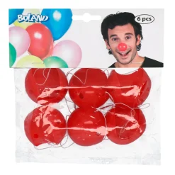 Set 6 Clownsneuzen plastic