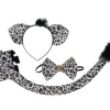 Set Luipaard bling