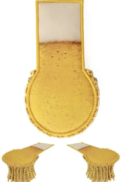 Set schouder epaulette bier