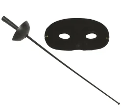 Set Zorro zwart 63cm