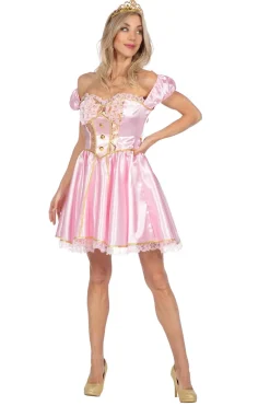 Sexy Prinses jurk roze