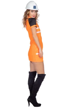Sexy wegwerker kostuum